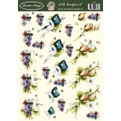 VBK2679 Marieke`s Design - Bloemen penseel
